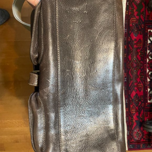 BALLY BROWN LEATHER BRIEFCASE BUSINESS BAG LAPTOP - Picture 6 of 15